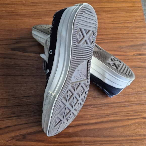 Comme Des Garcons Converse Womens 9 Black Low Top Sneakers - Picture 12 of 12